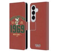 Head Case Designs sous Licence Officielle Peanuts Snoopy Guitar 1969 Woodstock 50th Étui Portefeuille en Cuir Compatible avec Samsung Galaxy S26