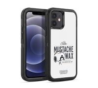 Head Case Designs sous Licence Officielle Peanuts Snoopy Moustache Cire Chuck Barbier Étui Antichoc Ultra-Blindé Compatible avec Apple iPhone 12 / iPhone 12 Pro