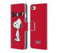 Head Case Designs sous Licence Officielle Peanuts Snoopy Personnages Coque en Cuir à Portefeuille Compatible avec Apple iPhone 7/8 / SE 2020 & 2022