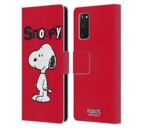 Head Case Designs sous Licence Officielle Peanuts Snoopy Personnages Étui Portefeuille en Cuir Compatible avec Samsung Galaxy S20 / S20 5G