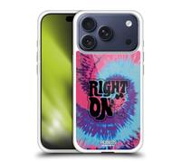 Head Case Designs sous Licence Officielle Peanuts Snoopy Tie Dye Right on Woodstock 50th Coque en Gel [Protection de Qualité Militaire] Compatible avec Apple iPhone 17 Pro