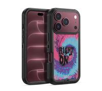 Head Case Designs sous Licence Officielle Peanuts Snoopy Tie Dye Right on Woodstock 50th Étui Antichoc Ultra-Blindé Compatible avec Apple iPhone 18 Pro