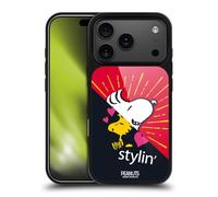 Head Case Designs sous Licence Officielle Peanuts Snoopy & Woodstock 2 Moitié Et Rires Coque en Gel renforcée [Protection de Qualité Militaire] Compatible avec Apple iPhone 17 Pro