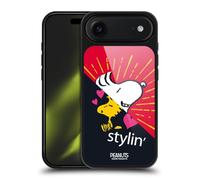 Head Case Designs sous Licence Officielle Peanuts Snoopy & Woodstock 2 Moitié Et Rires Coque en Gel renforcée [Protection de Qualité Militaire] Compatible avec Apple iPhone 17 Air