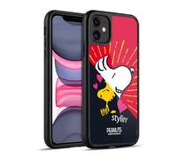 Head Case Designs sous Licence Officielle Peanuts Snoopy & Woodstock 2 Moitié Et Rires Coque en Gel renforcée [Protection de Qualité Militaire] Compatible avec Apple iPhone 11