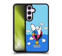 Head Case Designs sous Licence Officielle Peanuts Snoopy & Woodstock Ballon Moitié Et Rires Coque en Gel renforcée [Protection de Qualité Militaire] Compatible avec Samsung Galaxy A35 5G