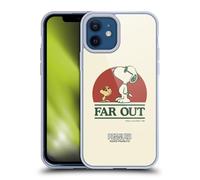 Head Case Designs sous Licence Officielle Peanuts Snoopy Woodstock Far Out Woodstock 50th Coque en Gel [Qualité Militaire] Compatible avec Apple iPhone 12 / iPhone 12 Pro Et Compatible avec MagSafe