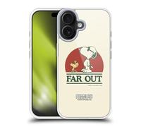Head Case Designs sous Licence Officielle Peanuts Snoopy Woodstock Far Out Woodstock 50th Coque en Gel [Protection de Qualité Militaire] Compatible avec Apple iPhone 17