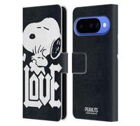 Head Case Designs sous Licence Officielle Peanuts Snoopy Woodstock Love Chemise Rock Étui Portefeuille en Cuir Compatible avec Google Pixel 10