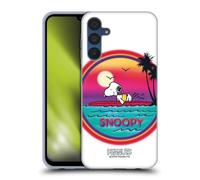 Head Case Designs sous Licence Officielle Peanuts Surf De Plage Snoopy Aérographe De Passage Coque en Gel [Qualité Militaire] Compatible avec Samsung Galaxy A15 Et Compatible avec MagSafe