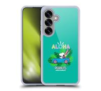 Head Case Designs sous Licence Officielle Peanuts Surf Tropical Snoopy Aloha Disco Coque en Gel [Protection de Qualité Militaire] Compatible avec Samsung Galaxy S25 Et Compatible avec MagSafe