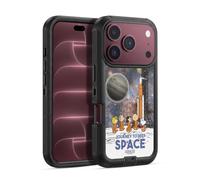 Head Case Designs sous Licence Officielle Peanuts Voyage dans l'espace lointain Secrets d'Apollo 10 Étui Antichoc Ultra-Blindé Compatible avec Apple iPhone 18 Pro