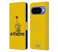 Head Case Designs sous Licence Officielle Peanuts Woodstock Vrai Amour Scellé avec Un Baiser Étui Portefeuille en Cuir Compatible avec Google Pixel 10