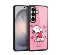 Head Case Designs sous Licence Officielle Peanuts XOXO Snoopy Aérographe De Passage Coque en Gel renforcée [Protection de Qualité Militaire] Compatible avec Samsung Galaxy S26 Plus