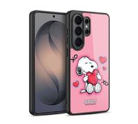 Head Case Designs sous Licence Officielle Peanuts XOXO Snoopy Aérographe De Passage Coque en Gel renforcée [Protection de Qualité Militaire] Compatible avec Samsung Galaxy S26 Ultra