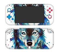 Head Case Designs sous Licence Officielle Pixie Cold Loup de Glace Mix Art Vinyle Autocollant De Jeu Peau Autocollant Couverture Compatible avec Nintendo Switch Lite