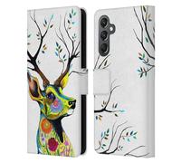 Head Case Designs sous Licence Officielle Pixie Cold Roi De La Forêt Animaux Coque en Cuir à Portefeuille Compatible avec Samsung Galaxy A25 5G