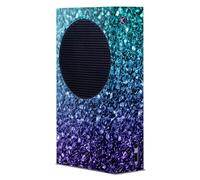 Head Case Designs Sous Licence Officielle PLdesign Bleu Aqua Mix Art Enveloppement De Console De Jeu Compatible avec Xbox Series S Console