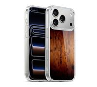 Head Case Designs sous Licence Officielle PLdesign Brun Brûlé Rustique Vintage Impressions sur Bois Coque en Gel [Qualité Militaire] Compatible avec Apple iPhone 17 Pro Et avec MagSafe