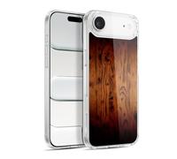 Head Case Designs sous Licence Officielle PLdesign Brun Brûlé Rustique Vintage Impressions sur Bois Coque en Gel [Qualité Militaire] Compatible avec Apple iPhone 17 Air Et avec MagSafe