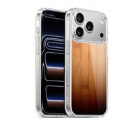 Head Case Designs sous Licence Officielle PLdesign Ombre Brûlée en Bambou Impressions sur Bois Coque en Gel [Qualité Militaire] Compatible avec Apple iPhone 17 Pro Et avec MagSafe