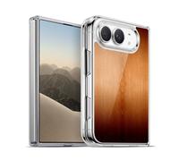 Head Case Designs sous Licence Officielle PLdesign Ombre Brun Brûlé Impressions sur Bois Coque en Gel [Protection de Qualité Militaire] Compatible avec Apple iPhone Duo Et Compatible avec MagSafe