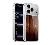 Head Case Designs sous Licence Officielle PLdesign Ombre Rustique Marron Impressions sur Bois Coque en Gel [Qualité Militaire] Compatible avec Apple iPhone 17 Pro Et avec MagSafe