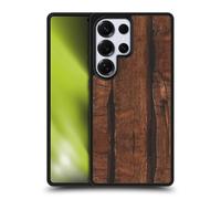 Head Case Designs sous Licence Officielle PLdesign Paysan Brown Vieux Bois Empreintes De Bois Et De Rouille Coque en Gel renforcée [Qualité Militaire] Compatible avec Samsung Galaxy S25 Ultra
