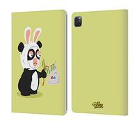 Head Case Designs sous Licence Officielle Rabbids Panda Costumes Coque en Cuir à Portefeuille Compatible avec Apple iPad Pro 11 (2020/2021)