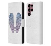 Head Case Designs sous Licence Officielle Rachel Caldwell Ailes D'Anges Illustrations Coque en Cuir à Portefeuille Compatible avec Samsung Galaxy S22 Ultra 5G