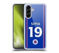 Head Case Designs sous Licence Officielle Rangers FC Abdallah Sima 2023/24 Joueurs Home Kit Coque en Gel [Protection de Qualité Militaire] Compatible avec Samsung Galaxy A56 5G