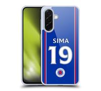 Head Case Designs sous Licence Officielle Rangers FC Abdallah Sima 2023/24 Joueurs Home Kit Coque en Gel [Protection de Qualité Militaire] Compatible avec Samsung Galaxy A36 5G
