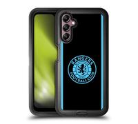 Head Case Designs sous Licence Officielle Rangers FC Bleu Clair Écusson Étui Antichoc Ultra-Blindé Compatible avec Samsung Galaxy A14 5G