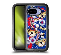 Head Case Designs sous Licence Officielle Rangers FC Collage D'Autocollants pour Mascottes Écusson Étui Antichoc Ultra-Blindé Compatible avec Google Pixel 9A