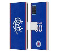 Head Case Designs sous Licence Officielle Rangers FC Coutume Personnalisé Accueil Kit 2025/26 Étui Portefeuille en Cuir Compatible avec Samsung Galaxy A51 (2019)