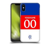 Head Case Designs sous Licence Officielle Rangers FC Coutume Personnalisé Away Kit 2025/26 Coque Dure pour l'arrière Compatible avec Apple iPhone X/iPhone XS
