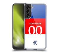 Head Case Designs sous Licence Officielle Rangers FC Coutume Personnalisé Away Kit 2025/26 Coque Dure pour l'arrière Compatible avec Samsung Galaxy S22+ 5G