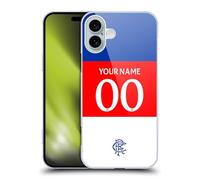 Head Case Designs sous Licence Officielle Rangers FC Coutume Personnalisé Away Kit 2025/26 Coque Dure pour l'arrière Compatible avec Apple iPhone 16 Plus