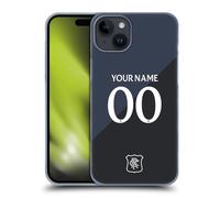 Head Case Designs sous Licence Officielle Rangers FC Coutume Personnalisé Troisième Kit 2025/26 Coque Dure pour l'arrière Compatible avec Apple iPhone 15 Plus