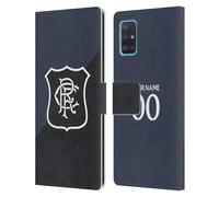 Head Case Designs sous Licence Officielle Rangers FC Coutume Personnalisé Troisième Kit 2025/26 Étui Portefeuille en Cuir Compatible avec Samsung Galaxy A51 (2019)