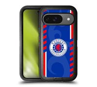 Head Case Designs sous Licence Officielle Rangers FC Rayures Écusson Étui Antichoc Ultra-Blindé Compatible avec Google Pixel 9 / Pixel 9 Pro