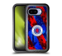 Head Case Designs sous Licence Officielle Rangers FC Stadium Stripes Écusson Étui Antichoc Ultra-Blindé Compatible avec Google Pixel 9A