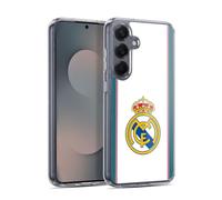 Head Case Designs sous Licence Officielle Real Madrid CF Blanc 2026/27 Insigne Coque en Gel [Protection de Qualité Militaire] Compatible avec Samsung Galaxy S25 Et Compatible avec MagSafe