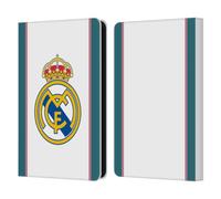 Head Case Designs sous Licence Officielle Real Madrid CF Blanc 2026/27 Insigne Étui Portefeuille en Cuir Compatible avec Amazon Kindle 11th Gen (2024)