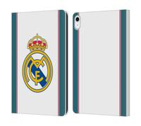 Head Case Designs sous Licence Officielle Real Madrid CF Blanc 2026/27 Insigne Étui Portefeuille en Cuir Compatible avec Apple iPad 10.9 2022/2025