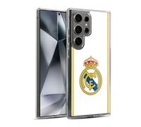 Head Case Designs sous Licence Officielle Real Madrid CF Blanc Badge Coque en Gel [Protection de Qualité Militaire] Compatible avec Samsung Galaxy S24 Ultra 5G Et Compatible avec MagSafe