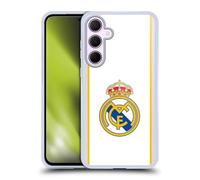 Head Case Designs sous Licence Officielle Real Madrid CF Blanc Badge Coque en Gel [Protection de Qualité Militaire] Compatible avec Samsung Galaxy A35 5G