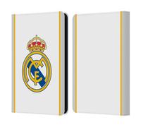 Head Case Designs sous Licence Officielle Real Madrid CF Blanc Badge Étui Portefeuille en Cuir Compatible avec Amazon Kindle 11th Gen 6in 2022