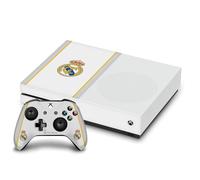 Head Case Designs sous Licence Officielle Real Madrid CF Blanc Badge Vinyle Autocollant De Jeu Peau Autocollant Couverture Compatible avec Xbox One S Console and Controller Bundle