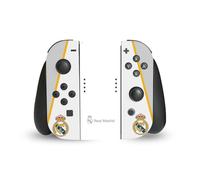 Head Case Designs sous Licence Officielle Real Madrid CF Blanc Badge Vinyle Autocollant De Jeu Peau Autocollant Couverture Compatible avec Nintendo Switch Joy-Con Controller